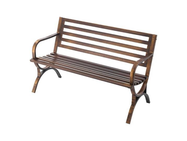 Banc de jardin - DUOKU - YS-7015BR - Acier carbone - Bronze antique - 127 cm