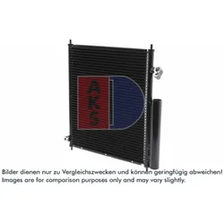Kondensator Klimaanlage AKS DASIS 102006N für Honda Jazz II