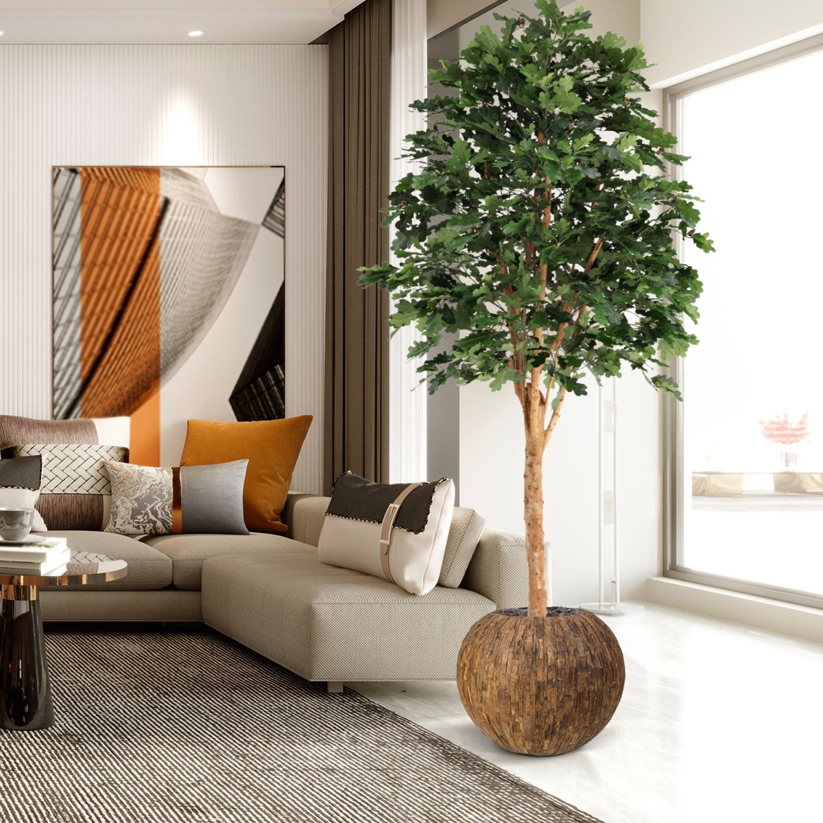 Maxifleur Kunst Eikenboom Deluxe 250cm