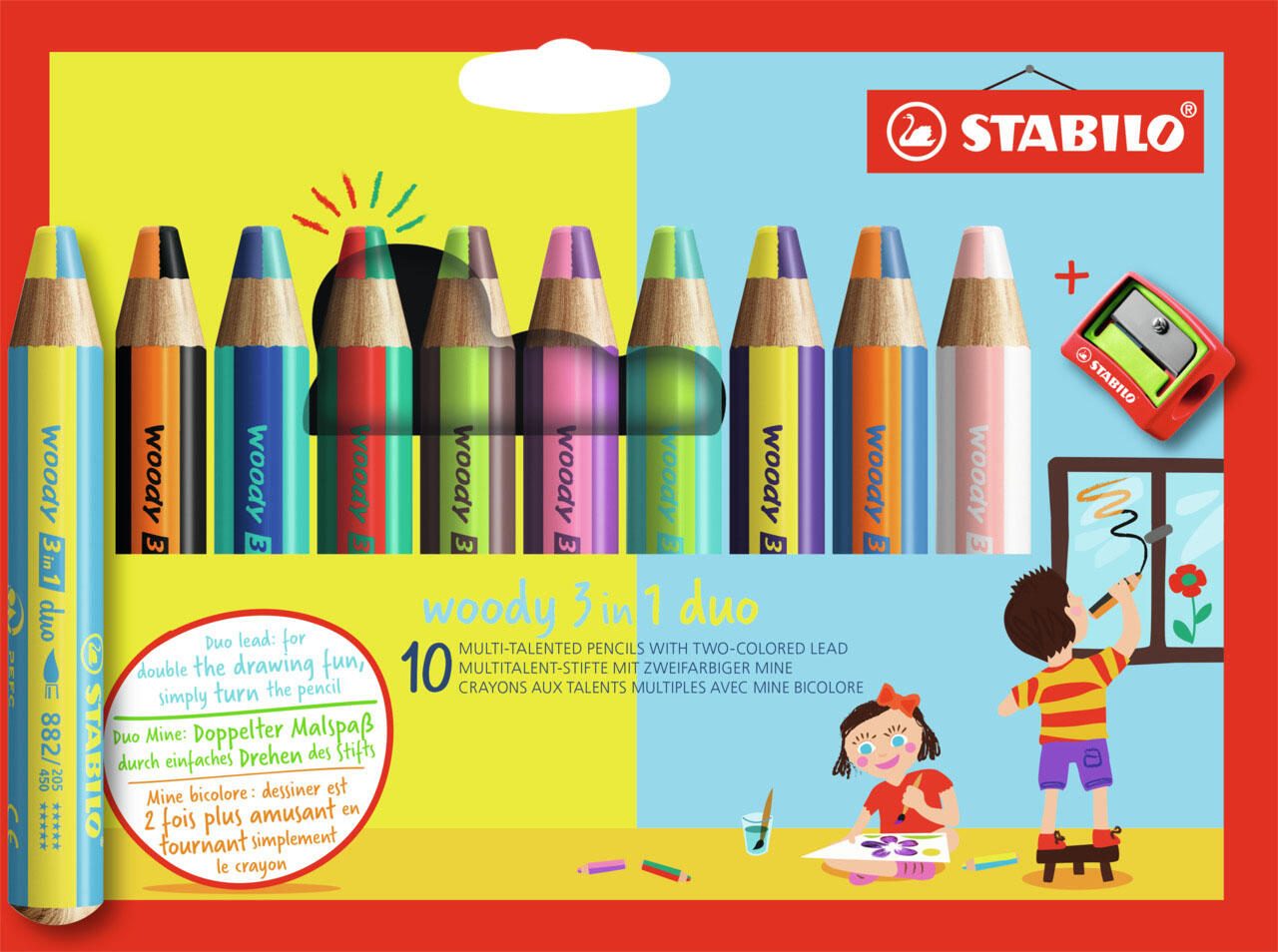 STABILO Malset Mehrfarbig EO882/10-2