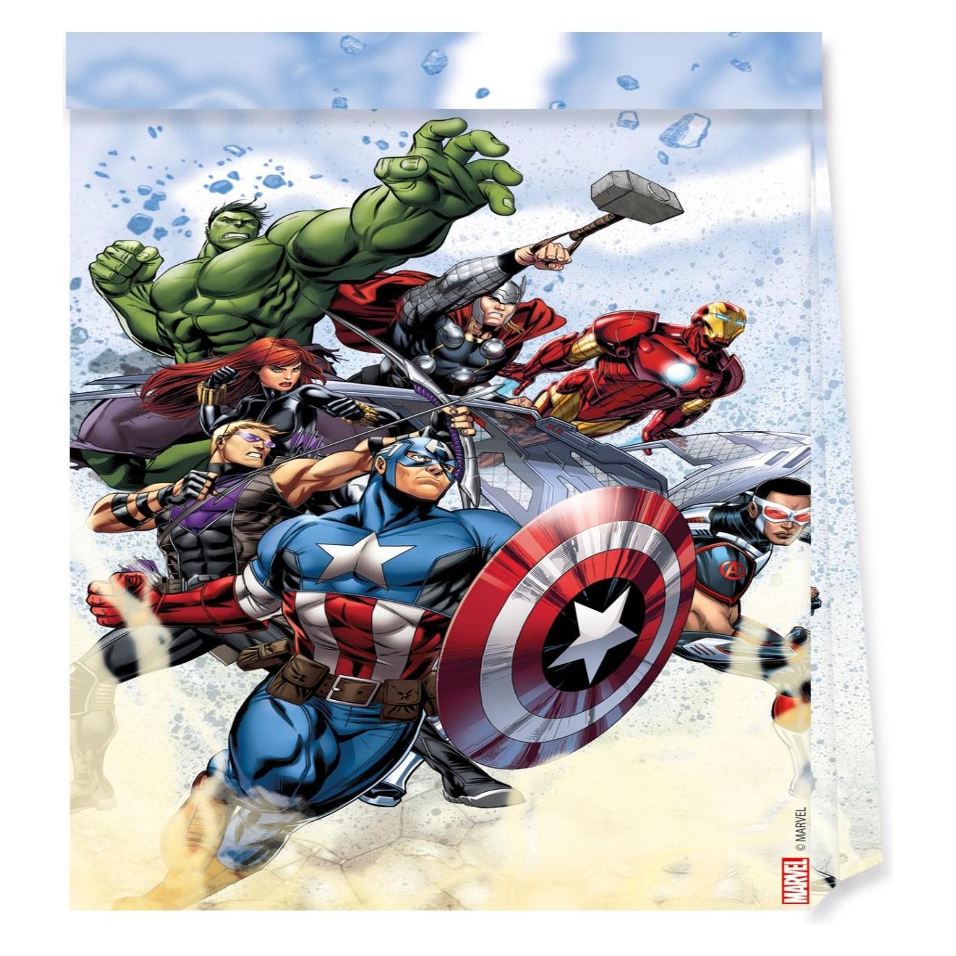 Qualatex Sacs en papier Avengers (4 Stk.) (5201184938775)