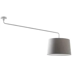 ROSSINI ILLUMINAZIONE Vivien Deckenleuchte Weiß/Grau Kegel E27 IP20 48 cm – Rossini