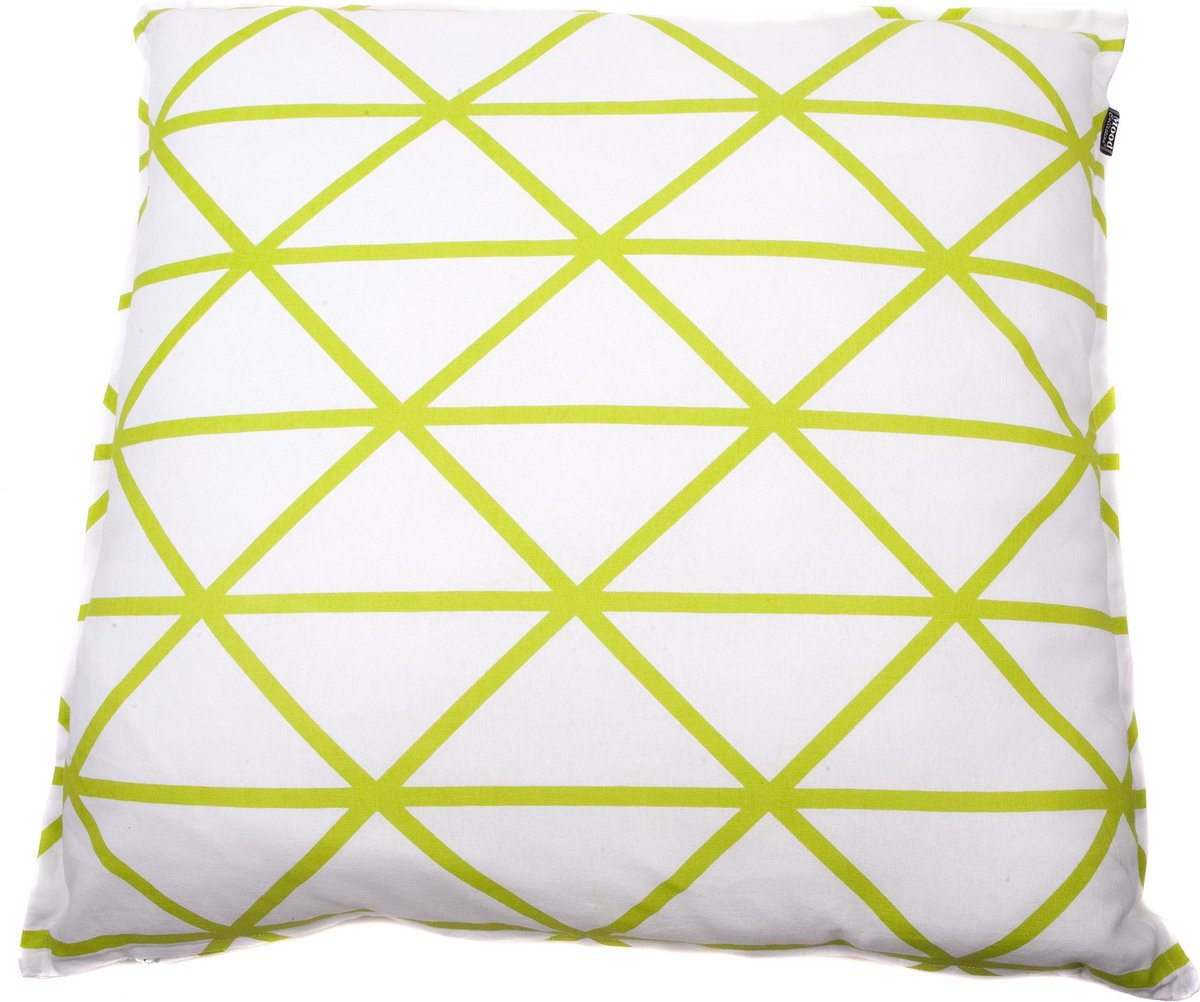 In The Mood Split Sierkussen Lime 65x65 cm