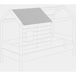 Paidi Dachschindeln Tiny House 2er Set Dekor Kieselgrau