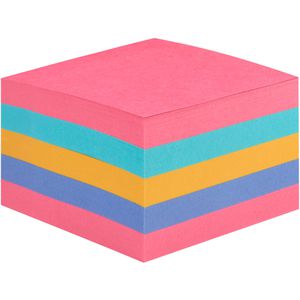 Post-it Haftnotizen Super Sticky Würfel, bunt, 76 x 76mm, selbstklebend, 440 Blatt