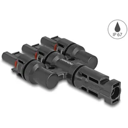 DELOCK DL4 Solar Konnektor 1 x Stecker zu 3 x Buchse