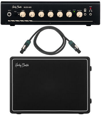 Harley Benton BLOCK-600 Bundle I noir