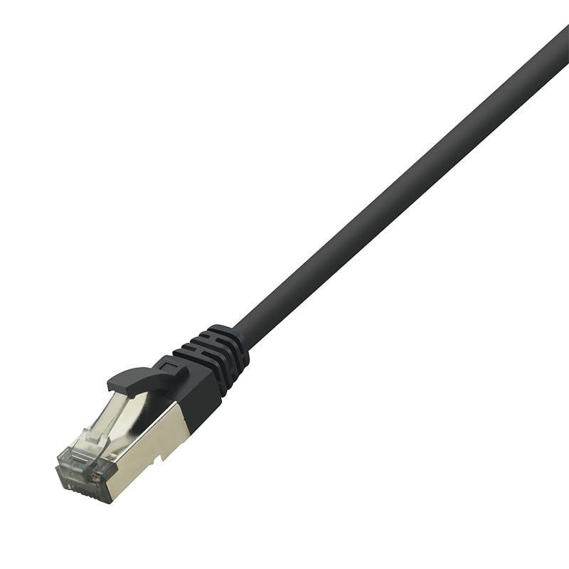 LogiLink PrimeLine CAT 8.1 netwerkkabel, zwart, 5 meter