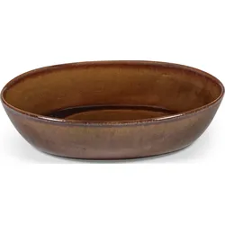 Out of Lines Tiefe Teller 18,5 cm, braun, 2 St.