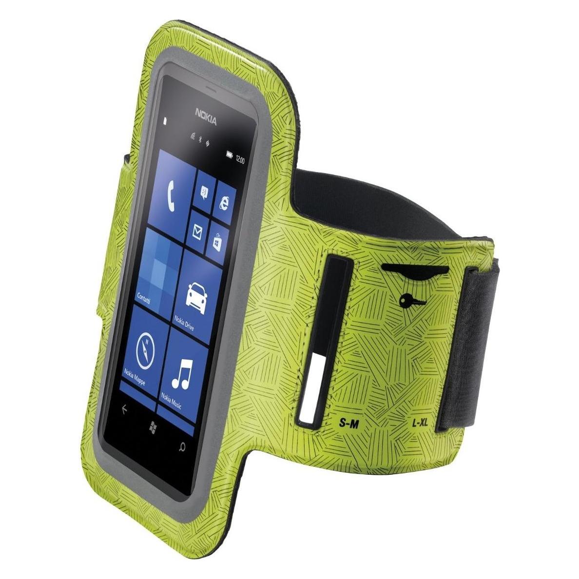 Cellularline Armband up to 5", lime (8018080191107)