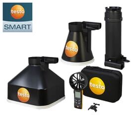 Testo 417-2 Bluetooth Digital 100mm Vane Anemometer Kit 2