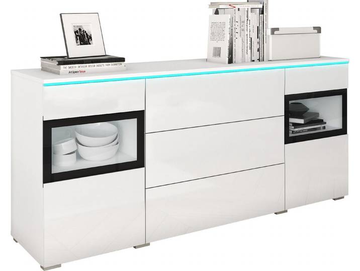 Home affaire Sideboard VERA, Moderne grifflose Kommode,verstellbare Einlegeböden
