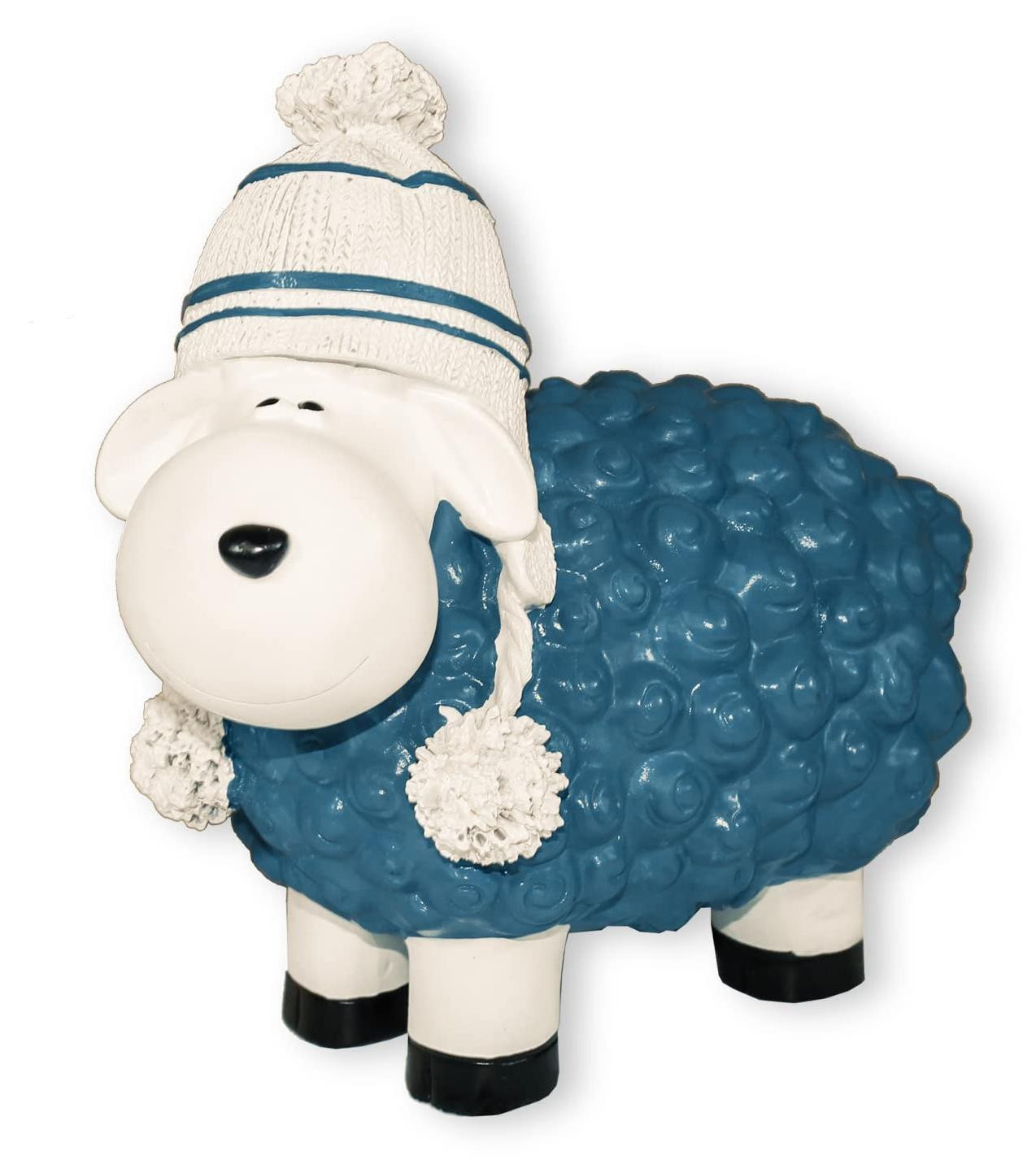 Decoratief Schaap met Hoed - Blauw