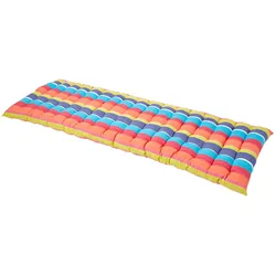 BANKAUFLAGE bunt gestreift, 3-Sitzer 143/48/5 cm