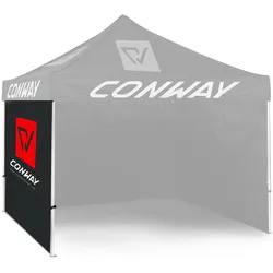 Conway Zelt-Seitenwand 300 x 210 cm schwarz