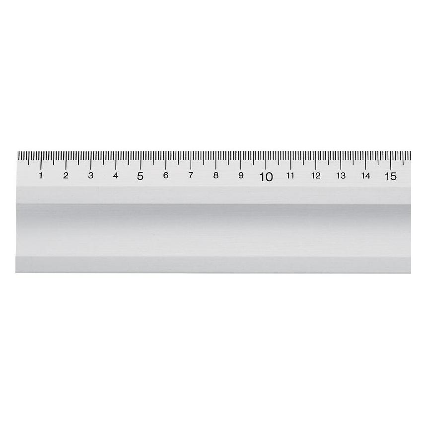 BMI Werkstatt-Lineal mit Fase (0.60 m) (967060000 4007368072010)
