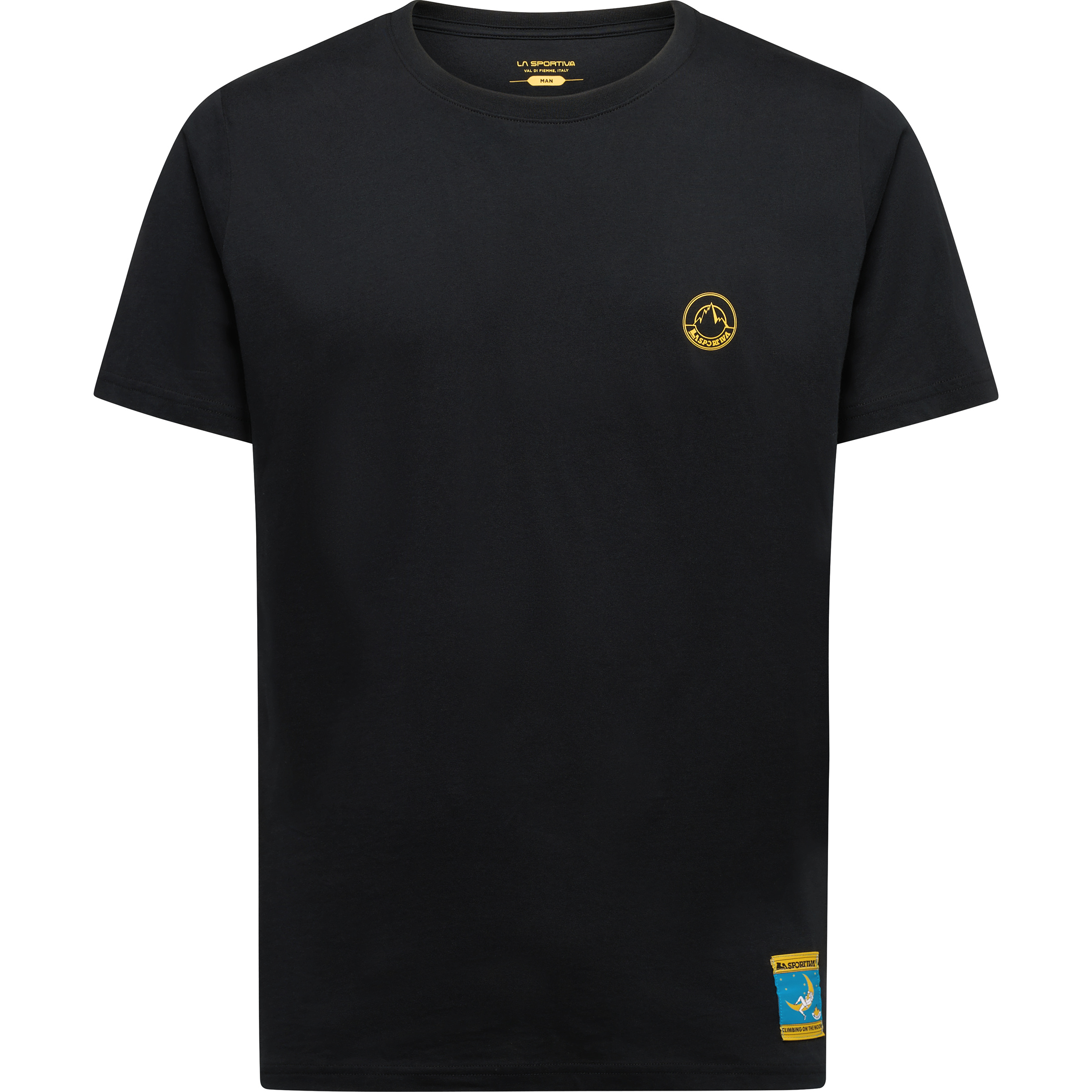 La Sportiva Climbing on the Moon Herren T-Shirts schwarz Größe L Bouldern | Sportklettern | Lifestyle Hautfreundlich
