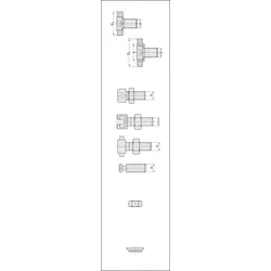 JSO Fräseranzugsschraube M16, für d=42mm - 39200-0-42000-R