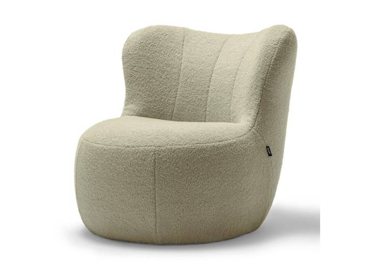 freistil by Rolf Benz 173 Sessel in Teddystoff, Schäfchenstoff