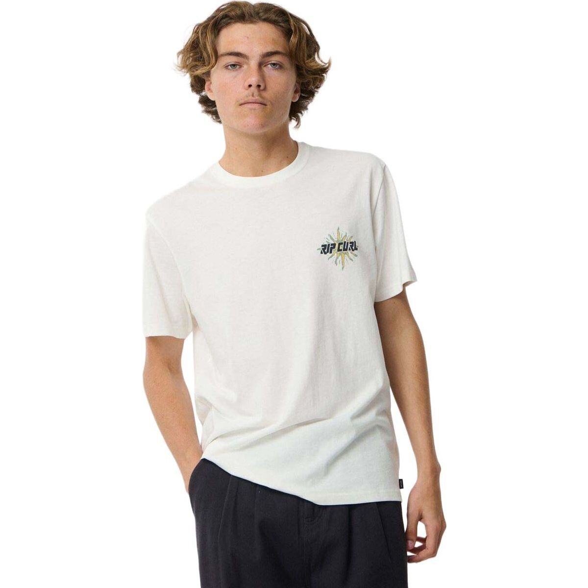 RipCurl Disorder Burst Tee bone (3021) M 12ZMTE-3021-M
