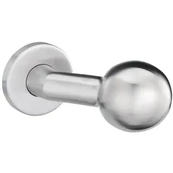 EDI, Türgriff + Türgarnitur, Türknopf K4/052/01 Edelstahl F00 Aufnahme 8 mm gekröpfter Kugelkopf (Türknopf)