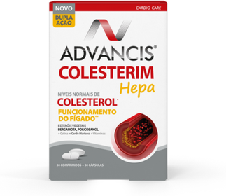 Advancis Colesterim Hepa Colesterol 30 Comprimidos + 30 Cápsulas