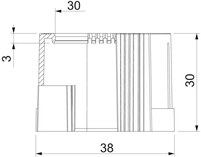 OBO Bettermann Manchon de passage divisible PG 129 TB PG29 (2044529)