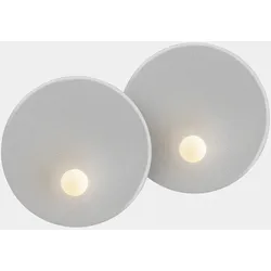 LEDS C4 Wandleuchte TRIP DOUBLE Ø460MM / Ø460MM E14 9W schwarz LEDS-05-8360-05-EM