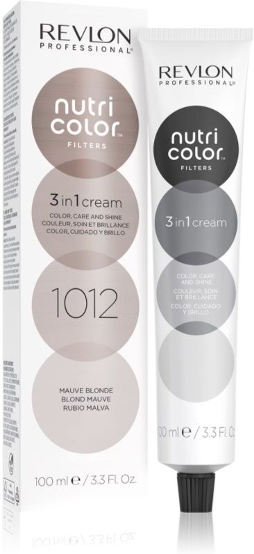 Revlon Professional Nutri Color Filters Metal-Ice masque colorant nourrissant à usage professionnel 100 ml