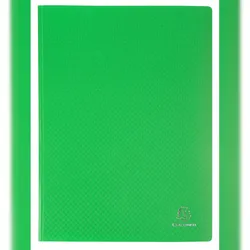 Exacompta 8863E 8x Sichtmappe aus PP 500μ, 60 transparenthüllen OPAK - A4 - grün