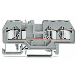 WAGO 281-678 Durchgangsklemme 6 mm Zugfeder Orange 50 St. Package