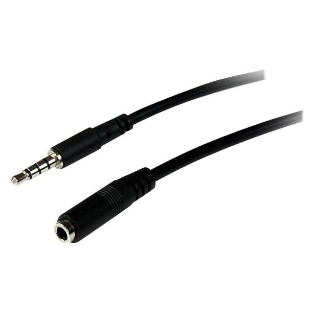 StarTech 3.5mm 4-pol Klinkenverlängerunskabel (1 m) (MUHSMF1M)