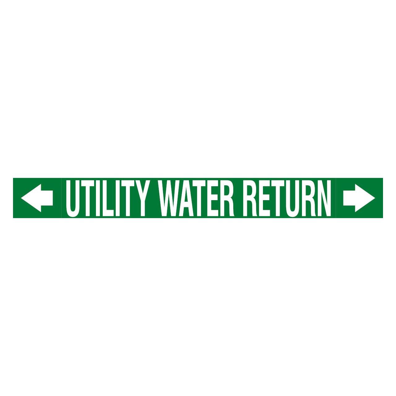Brady ASME - Rohrmarkierer - Utility Water Return (313390)