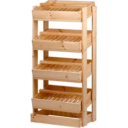 Tchibo - Vorratsregal - 35x53x116cm - naturfarben -