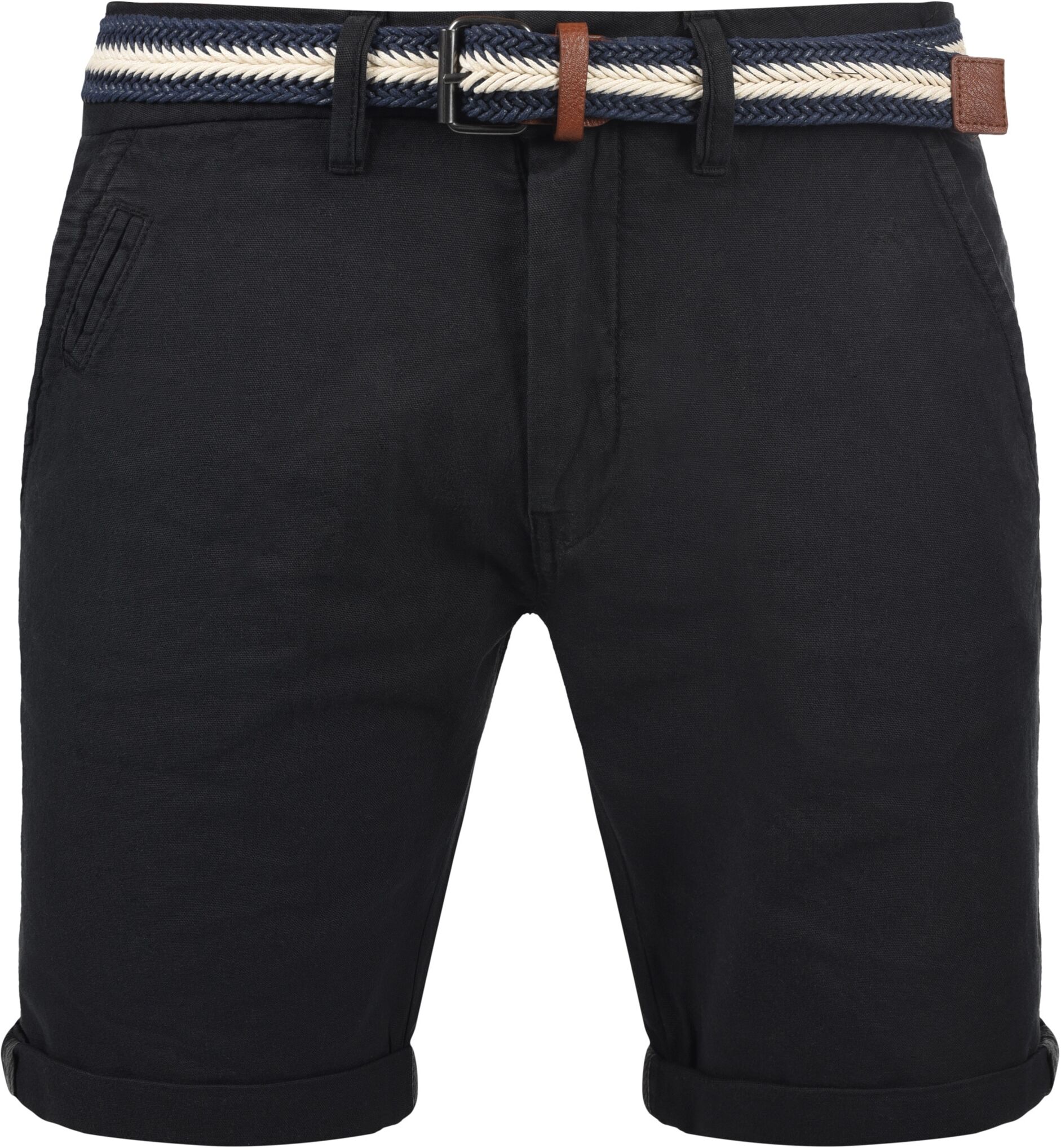 Chinoshorts INDICODE "Chinoshorts IDMews", Herren, Gr. S, N-Gr, schwarz, Obermaterial: 100% Baumwolle CO., Hosen Chinoshorts