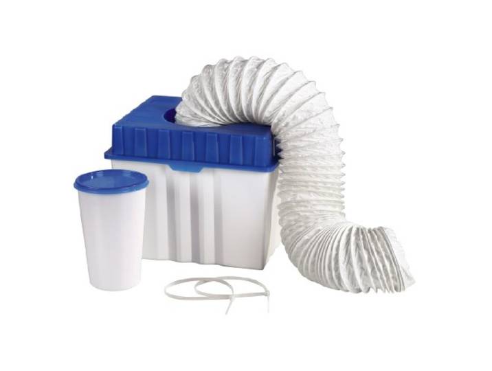 Xavax Boîte de condensation pour sèche-linges à évacuation\, Blanc\, 28.5 x 23.5 x 23 cm