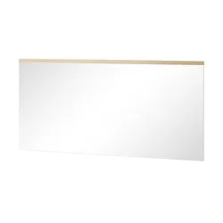 Spiegel 161 x 75 cm Classics , holzfarben , Glas,Aluminium,Holzwerkstoff , Maße (cm): B: 161 H: 75 T: 2.5