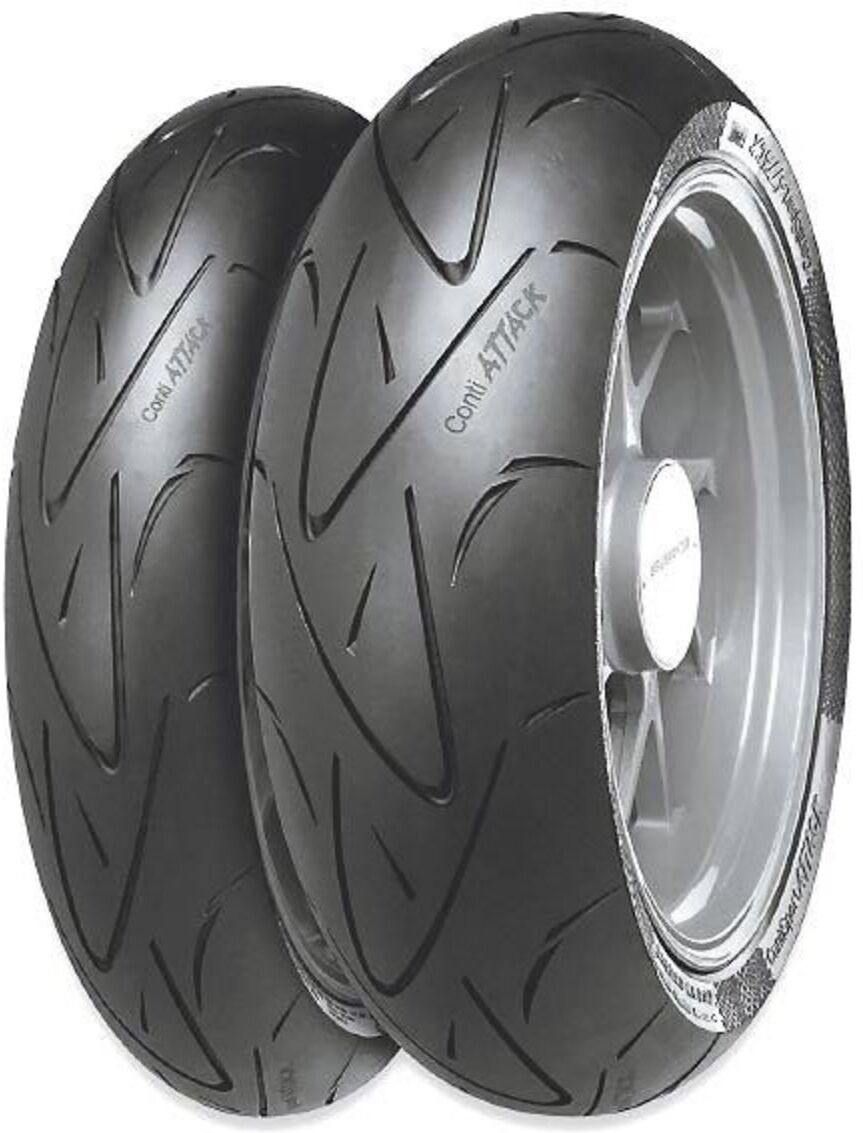 CONTINENTAL ContiSportAttack 190/55ZR17 TL, Motorradreifen hinten
