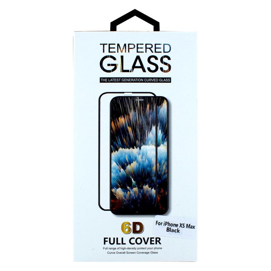 cyoo Displayschutzglas Schwarz 6D -IPhone XS Max (CY120349)