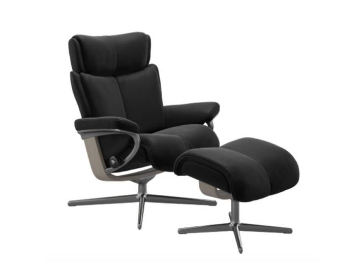 Stressless Magic M Cross Sessel wahlweise mit Hocker - Buche Hol