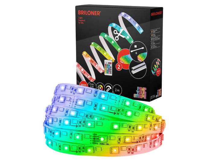 Pimp Your Stripe Starterset LED Strip 2m, RGB+W, Fernbedienung