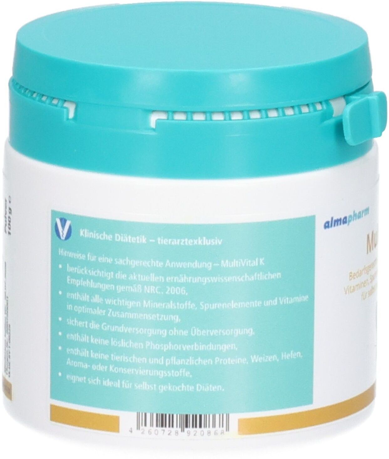 almapharm Multivital K Ergänzungsfuttermittel für Katzen 100 g Pulver