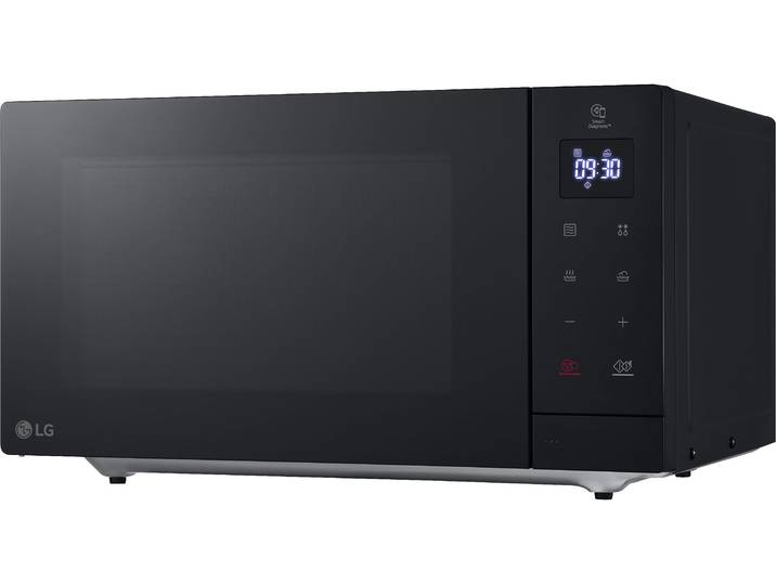 LG Mikrowelle MS3032JAS , schwarz, B:50,8cm H:28,9cm T:39,8cm, Mikrowellen, 30 Liter Kapazität, Leistung Mikrowelle 900 W, Schwarz, Mikrowelle