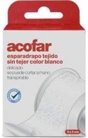 ACOFAR Esparadrapo Tejido Sin Tejer Blanco 5 X5 cm 1 ud