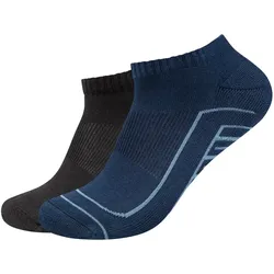 2er Pack camano Soft Walk Sneakersocken 5790 - insignia blue 35-38