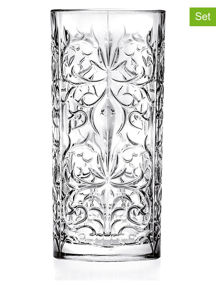 RCR cristalleria 6er-Set: Cocktailgläser "Tattoo" - 370 ml - onesize