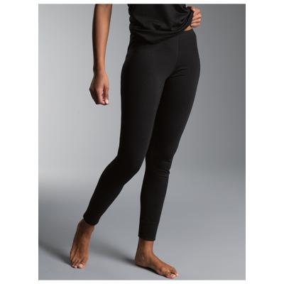 Lange Unterhose TRIGEMA "TRIGEMA Lange Ski/Sport Funktionshose aus Merinowolle", Damen, Gr. L, 1 Stk., schwarz, 80% Wolle (Merinowolle), 20% Polyamid, Unterhosen Lange Unterhose