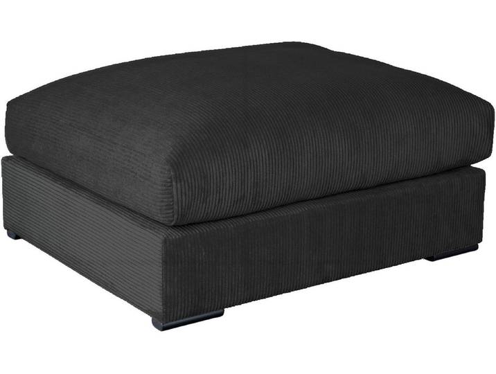 Home affaire Polsterhocker Finca XL, B: 101 cm, Mega-Hocker, in Cord oder Chenille-Struktur wählbar
