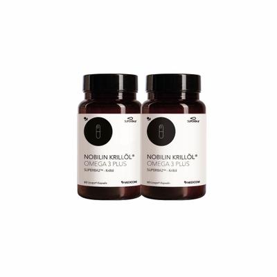 Nobilin Krillöl Omega-3 Plus Kapseln 2x60 St