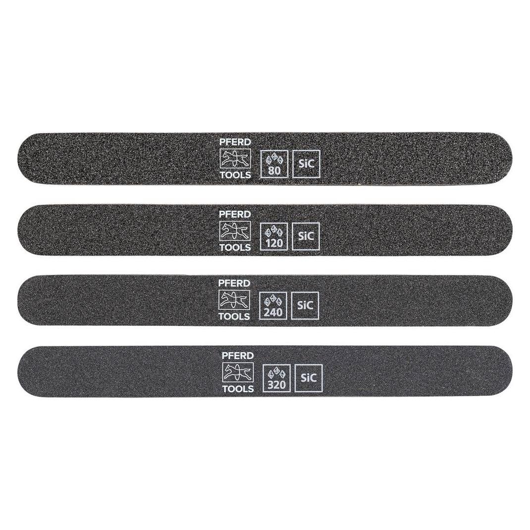 Pferd TOOLS 40110050 TOOLS Schleiffeilen-Set 4tlg. SF-R 180x19x5mm SIC 80 (180 mm) (40110050)